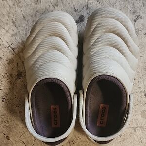 CROCS Cream Slip-On Clogs